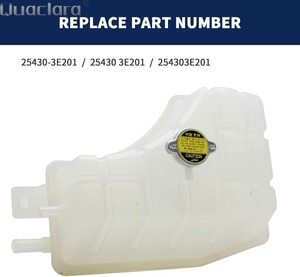 ถังน้ำหล่อเย็นเครื่องยนต์รถอ่างเก็บน้ำพร้อมหลอดฝาสำหรับ Kia Sorento 2003 2004 2005 2006อุปกรณ์เสริม25430-3E201ชิ้นส่วน25430-3E200 - Product Image 2