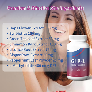 Wholesale Bulk Custom Formula GLP-1 Capsule Herbal Extract Supplement with Green Tea for <b>Metabolism</b> and Overall Wellness - Product Image 3