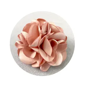 Benutzer definierte Südkorea Blumen brosche Stoff Corsage Rose Dual Purpose Designer Brosche Herren und Damen Rand Brosche Pins Großhandel