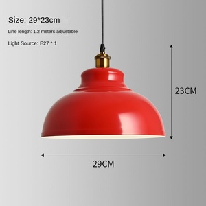 โคมไฟระย้าเหล็กดัดสีเขียวโคมไฟระย้าสไตล์ลอฟท์วินเทจพร้อมฝาครอบอะคริลิคสำหรับบาร์ร้านอาหาร - Product Image 2