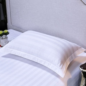 Parure de lit rayée en coton personnalisée pour <span class=keywords><strong>chambre</strong></span> <span class=keywords><strong>d</strong></span>'hôtel 5 étoiles – Drap, housse de couette et drap-housse - Product Image 2
