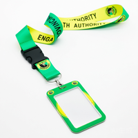 Porte-badge personnalisé avec logo et cordon, idéal pour les autorités sanitaires, les hôpitaux et les salons professionnels