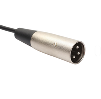 Neues hochwertiges 0,3m XLR-Buchse auf Doppel-XLR-Stecker Splitterkabel mit Zinklegierungs-Steckverbinder und PVC-Ummantelung für professionelle Videolautsprecher
