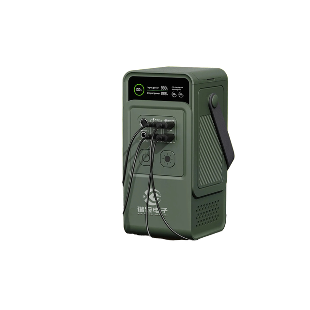 Portable 200W Mini Bidirectional Solar Power Station RV Port LiFePO4 Battery Waterproof MPPT Controller Pure Sine Wave LED