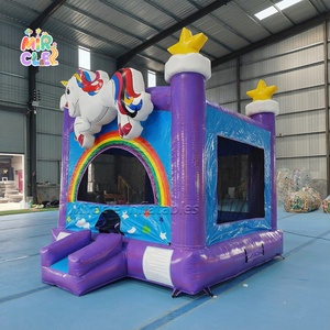 Castillo Inflable Comercial para Niños, Castillo Inflable Personalizado con Diseño <span class=keywords><strong>de</strong></span> Unicornio, Brincolines Inflables para Fiestas - Product Image 3