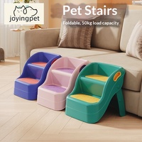 Faltbare Ausziehbare Haustierrampe Robuste Waschbare Kunststoffstufen für Sofa Sichere Ungiftige Hundetreppe für Welpen und Senioren