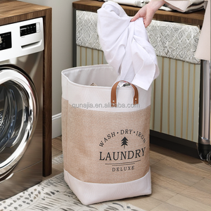 Cesta de almacenamiento de <span class=keywords><strong>ropa</strong></span> <span class=keywords><strong>sucia</strong></span> de tela Hot Ins, cesto de <span class=keywords><strong>ropa</strong></span> <span class=keywords><strong>sucia</strong></span> de doble nivel con asa, cesto de <span class=keywords><strong>ropa</strong></span> plegable lavable para <span class=keywords><strong>Baño</strong></span> - Product Image 3