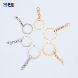 แหวนพวงกุญแจแยกแบนแบบสกรูรอบดวงตาทำด้วยโลหะแบบทำมือ - Product Image 5