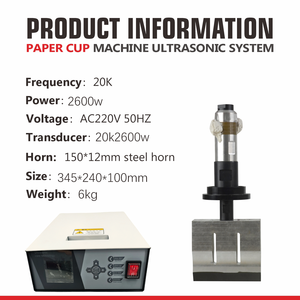 Hệ Thống Hàn siêu âm mới 220V thép không gỉ 20kHz với Máy phát điện và còi cho máy làm mặt nạ y tế - Product Image 3