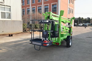 Nacelle articulée montée sur remorque pour travaux en hauteur - Product Image 2
