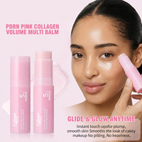 Baume Multi-usages Avancé au Collagène Rose Marque Blanche pour Lèvres, Visage et Corps – 5% PDRN Anti-âge, Anti-rides, Éclaircissant et Hydratant en Stick