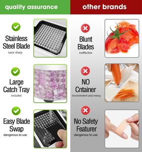 Hachoir à <span class=keywords><strong>l</strong></span>égumes et coupe-salades multifonctionnel 2 en 1 Hachoir à aliments en plastique pour pommes <span class=keywords><strong>de</strong></span> terre, carottes, <span class=keywords><strong>ail</strong></span> Nouveau style - Product Image 4