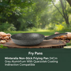 กระทะอลูมิเนียมเคลือบสารกันติด (24 ซม.) MINERALIA สีเทา BS2792429102 - Product Image 3