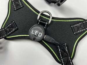 2024 नई शैली के कस्टम लोगो का नेतृत्व पालतू जानवरों का उपयोग करके उपयोगी रंगीन प्रकाश रात सुरक्षा चमकदार कुत्ते की दुकान - Product Image 3