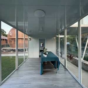 Maison conteneur modulaire préfabriquée moderne éco-luxe «Apple» Espace mobile Capsule Pod Immeuble de bureaux Hôtels Panneau sandwich - Product Image 2