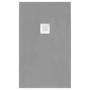 Douche rectangulaire Serenity au design européen moderne 80x140cm gris - Pierre artificielle acrylique imperméable pour salle de bain - Product Image 1