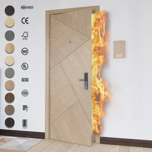 <strong>Engineered</strong> Manufacturer of Interior <strong>Wooden</strong> Doors EN BS CE Certified Internal Fire-Rated Timber Door - Product Image 5