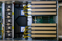 Serveur Super micro SYS-521GE-TNRT 5U, double processeur Intel Xeon de 5e génération, 16 DIMM, 4 To de RAM, 8 baies NVMe SATA, 2000 W, serveur GPU redondant Titanium