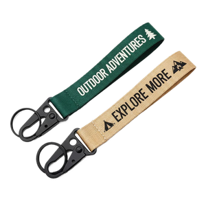 Llavero de nailon bordado personalizado al por mayor para tripulación de avión con tu propio logo - Product Image 1