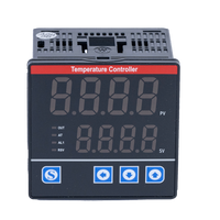 Termostato de Muestreo de Alta Velocidad con Doble Pantalla y Operación por Botones, Controlador de Temperatura Industrial Digital Conmutable PID