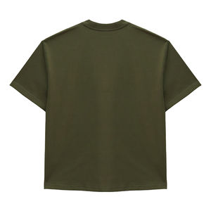 TKAN 88 Wholesale Mock Neck <b>Short</b> <b>Sleeve</b> Drop Shoulder Oversize <b>Men</b> Tshirt Boxy Fit 100%Cotton Tee Blank Plain DTG Print T <b>Shirt</b> - Product Image 2