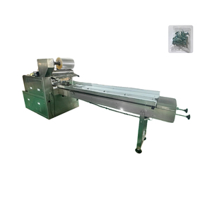 Flow Wrap Machine for Candy Packing Flow Pack Machine for Bakery Products Mini Flow Wrapper Packing Machine - Product Image 1