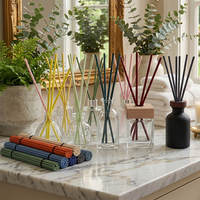 Bâtonnets en fibre d'huile essentielle aromatique sans feu en gros, bâtonnets synthétiques, diffuseur de parfum, bâtonnet en coton, humidificateur d'eau de toilette