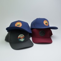 Gorra de béisbol y golf con ala curva perforada con láser de fibra de poliéster 100% al por mayor, gorra impresa personalizada para deportes al aire libre de secado rápido