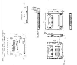 Funda con tapa abatible para tarjetas Micro SD TF 8P, soporte para tarjetas Micro TF, funda con tapa abatible para tarjetas TF 8P, venta directa de fábrica - Product Image 6