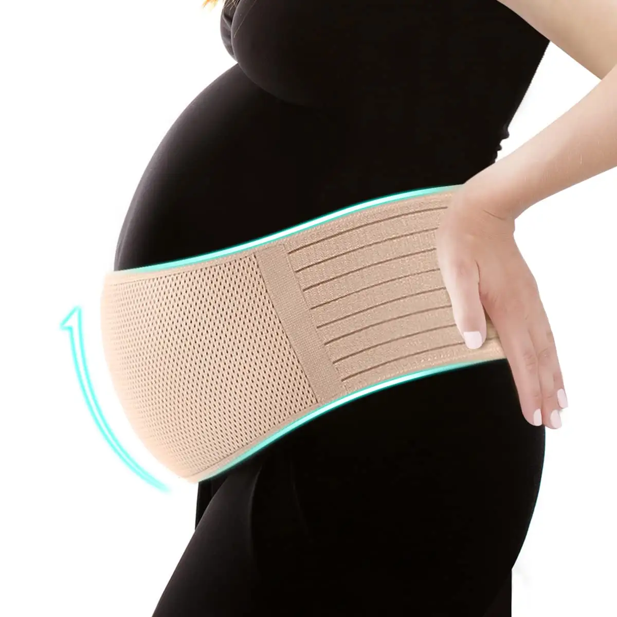 Custom Breathable Lumbar Lower Back Antenatal Maternity Pregnancy Support Belt Belly Band Relieve Back Pain