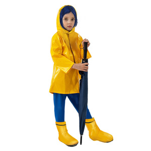 Costume Coraline pour enfants, style film, cosplay, tenue de fête d'Halloween, robe de performance pour filles - Product Image 3