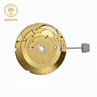 Movimiento de Reloj de Lujo con Fecha, Día de la Semana, Mecánico Automático, con 28 Rubíes, Calendario, Rotor Personalizado, Logotipo OEM 2836