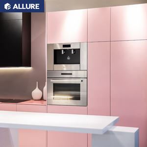 Focallure — évier de <span class=keywords><strong>cuisine</strong></span> à laque blanche, crème royale, ajusté à la main, de couleur rose, avec évier en inde - Product Image 5