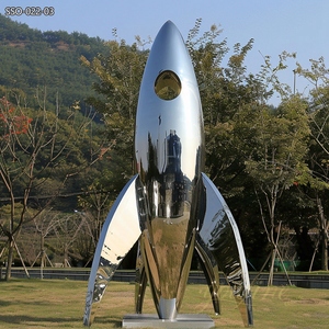 Su misura grande giardino esterno in metallo scultura a mano in acciaio inox forgiato a mano - Product Image 3