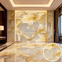 Panel de PVC Flexible de Alto Brillo con Aspecto de Mármol de 2.5mm, Revestimiento de Pared Moderno, Impermeable e Ignífugo para Escaleras, Gimnasios y Exteriores