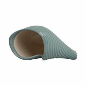 Vaso in ceramica a forma di onda, in gres costiero, per piante da interno ed esterno - Product Image 6