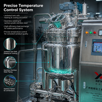 Machine d'émulsification et d'homogénéisation sous vide pour crèmes, lotions et pommades cosmétiques avec capacité de traitement chimique