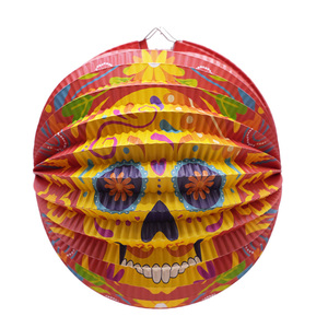 EAST TERN Vente en gros Kit de décoration pour le <span class=keywords><strong>Jour</strong></span> des Morts, Pâques, Remise de diplôme, comprenant bannière, lanterne et éventail en papier pour fournitures de fête - Product Image 5