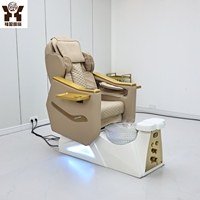 Fauteuil de pédicure électrique, station de massage et de pédicure, fauteuil de spa pour les pieds inclinable avec jets à bulles pour salon de beauté des ongles