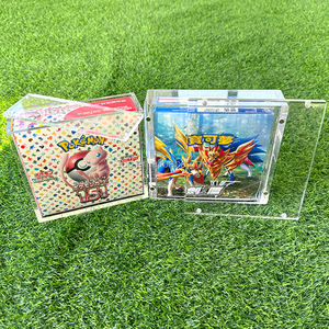 TCG vente en gros acrylique <span class=keywords><strong>Pokemon</strong></span> 151 <span class=keywords><strong>Booster</strong></span> Box japonais vitrine pour <span class=keywords><strong>carte</strong></span> <span class=keywords><strong>Pokemon</strong></span> japonais <span class=keywords><strong>grande</strong></span> taille 151 <span class=keywords><strong>Pokemon</strong></span> protecteur - Product Image 3