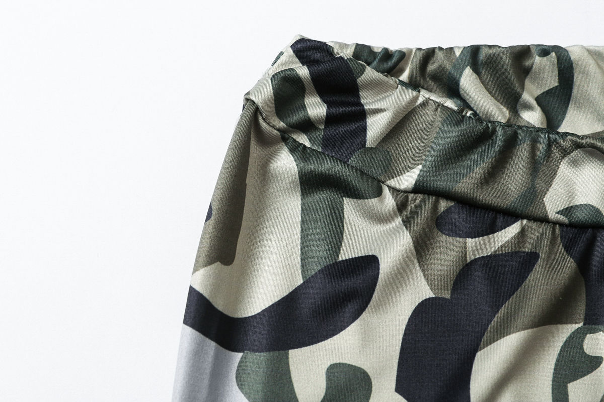 2021 Camo print fashion hot sale women leggings yoga pants work out shorts