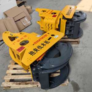 Grappin de coupe de bois hydraulique pour excavatrice, scie <span class=keywords><strong>à</strong></span> grappin pour bûches, machine de découpe, alimentation essence/diesel, contrôle numérique IoT <span class=keywords><strong>à</strong></span> distance, garantie 1 an - Product Image 3