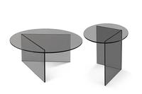Pieds de table irréguliers Supports de table à bord circulaire en acrylique Tailles personnalisées