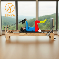 Machine de Pilates Réformateur en Bois de Chêne de Qualité Commerciale, Réglable et Durable, Certifiée ISO, MOQ 1-50 Pièces, Prix de Gros