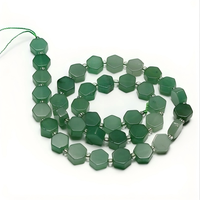 Perles en vrac d'aventurine verte naturelle en gros pour la fabrication de bijoux, brins de perles de pierre de plusieurs tailles pour bracelets et colliers