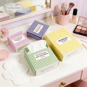 Article avec livraison gratuite, vente en gros Alibaba, marque privée, serviettes hygiéniques écologiques pour femmes, biodégradables, en coton biologique - Product Image 3