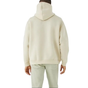 Fournisseur de sweat-shirts unisexes en coton French Terry, surdimensionnés, à personnaliser avec un logo, de haute qualité, courts, unis, pour hommes - Product Image 6