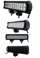 Barre lumineuse LED pour voiture à double rangée super lumineuse, 108 W, 36 LED, 18 pouces, barre fine LED antibrouillard, camions 4x4