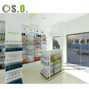 ตู้โชว์ยาแบบกำหนดเอง ดีไซน์ใหม่ ชั้นวางยา ตู้โชว์ร้านขายยา - Product Image 6