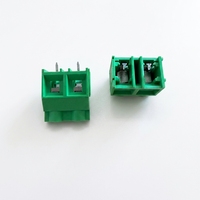 Bloc de bornes PCB à visser vert de 9,5 mm de pas, type KF950V-9.5-2PIN, 300V 30A, avec mécanisme de verrouillage à vis M3 pour soudure verticale